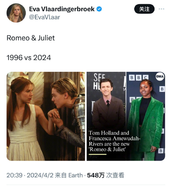 新《羅密歐與朱麗葉》來了 女主把老外逼瘋:老IP為何都要黑人參演