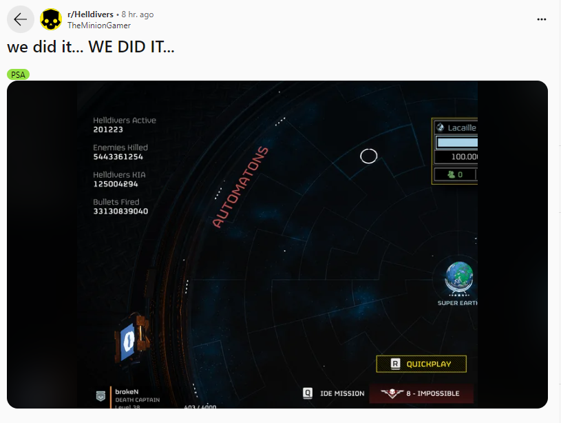 《地獄潛者2》機器人種族被殲滅?東線終結(jié)族成首要目標(biāo)