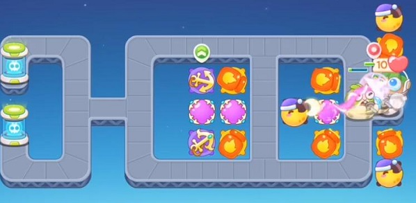 保衛(wèi)蘿卜4太空穿越第4關(guān)怎么過(guò)