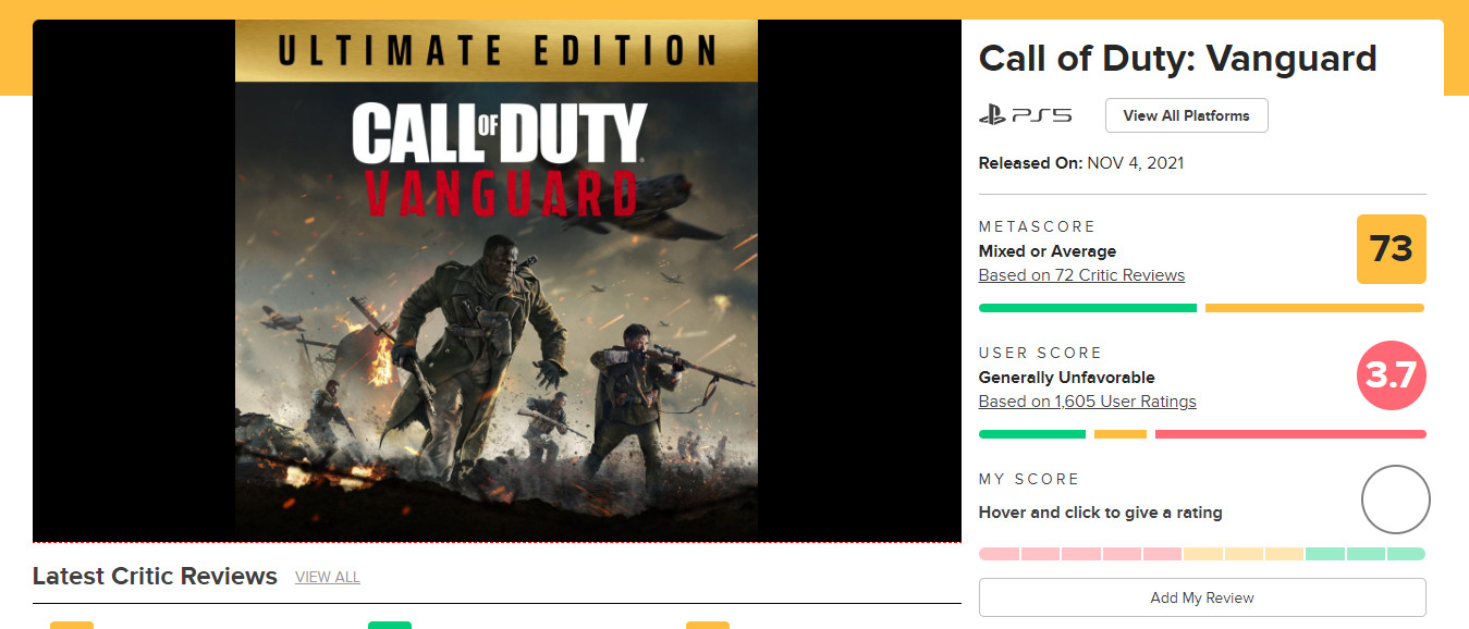 盡管口碑不佳 但《使命召喚18》還是賣(mài)出了超過(guò)3000萬(wàn)套