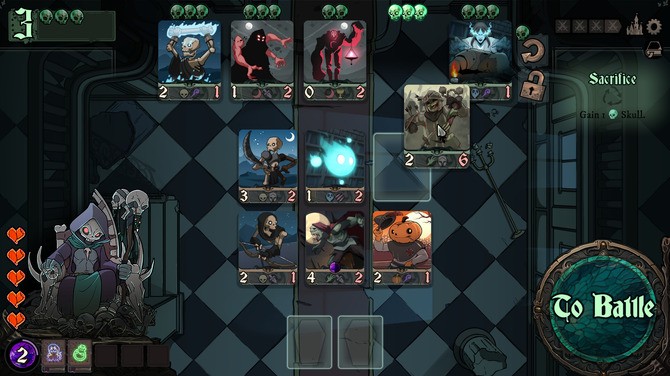 《Throne of Bone》Steam搶測 肉鴿元素自走棋新游