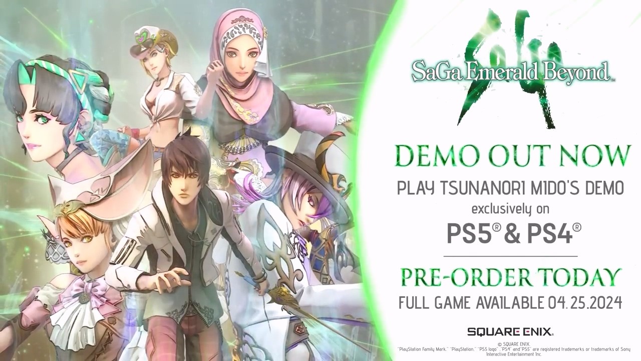 《沙加：Emerald Beyond》現(xiàn)已支持試玩 登陸多平臺(tái)