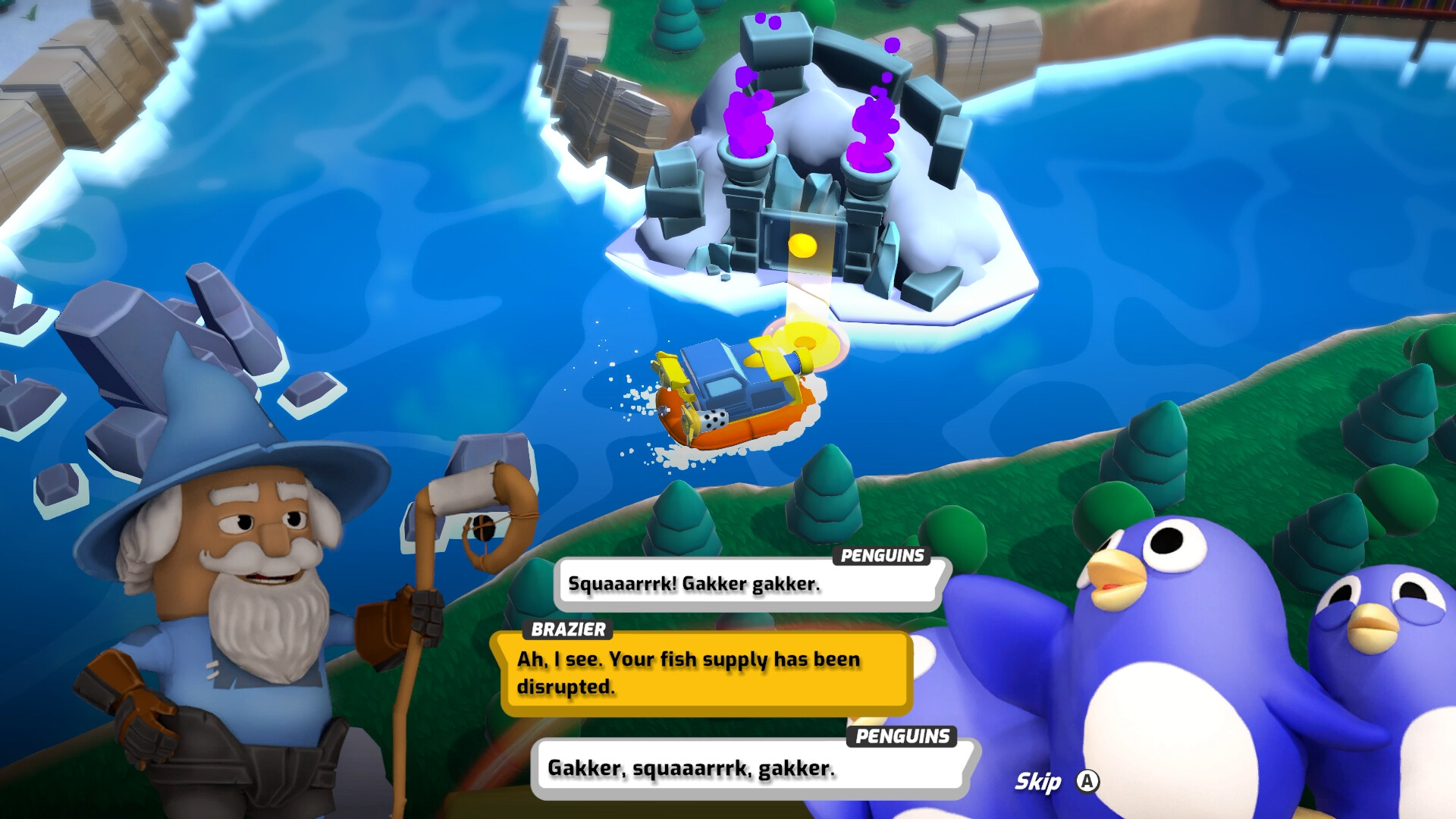 冰球?qū)?zhàn)派對游戲《冰球大莽斗》現(xiàn)已在Steam平臺正式發(fā)售