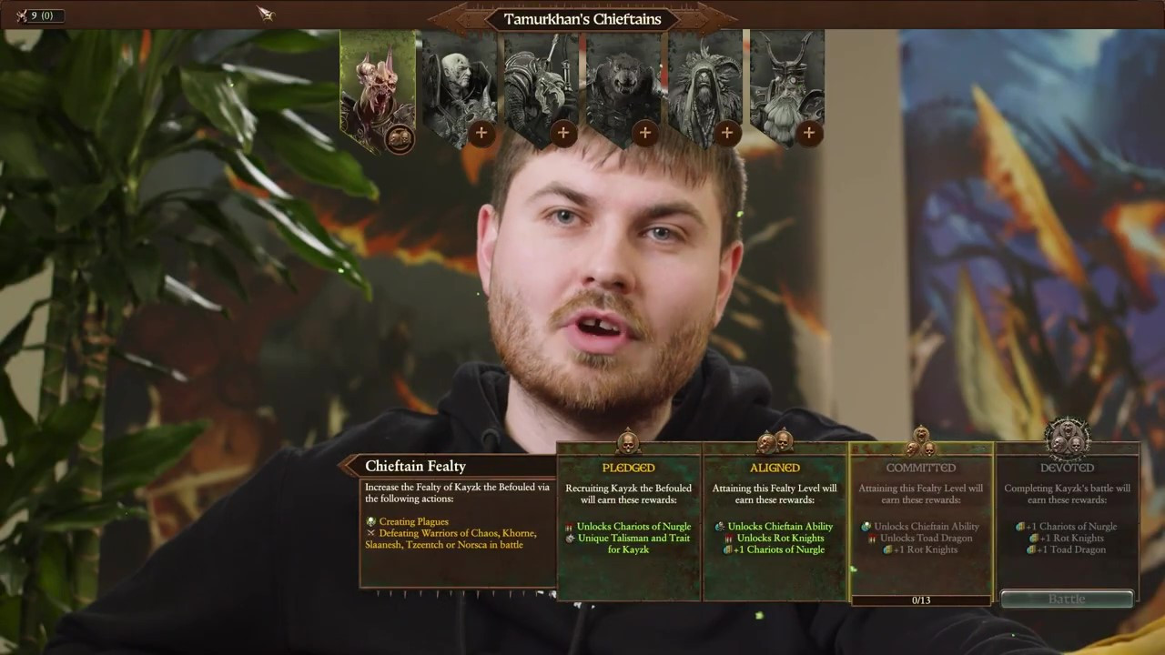 《全戰(zhàn)：戰(zhàn)錘3》腐朽王座DLC蛆蟲之主實機 發(fā)售日待定