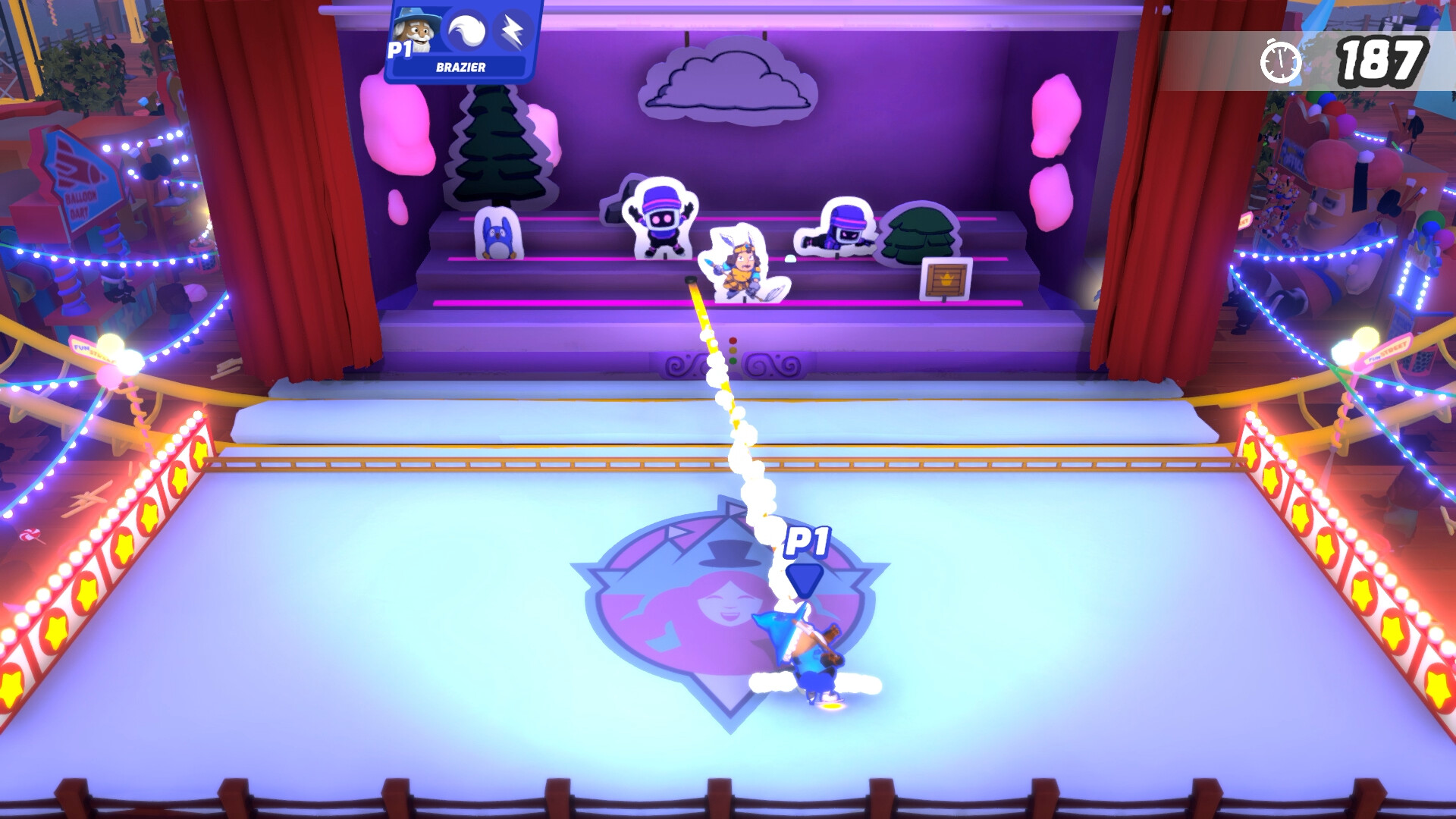 冰球?qū)?zhàn)派對游戲《冰球大莽斗》現(xiàn)已在Steam平臺正式發(fā)售