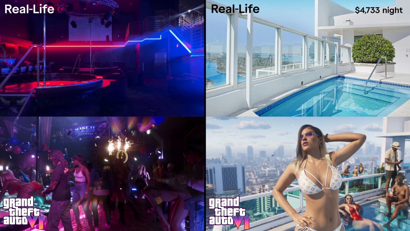 神還原，細(xì)節(jié)拉滿！粉絲用現(xiàn)實場景復(fù)刻《GTA6》預(yù)告片