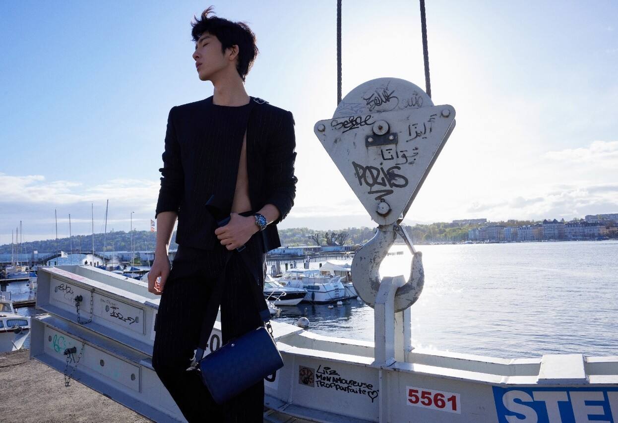 萬寶龍全球品牌大使井柏然出席2024“鐘表與奇跡”日內瓦高級鐘表展：探索冰封深海極境