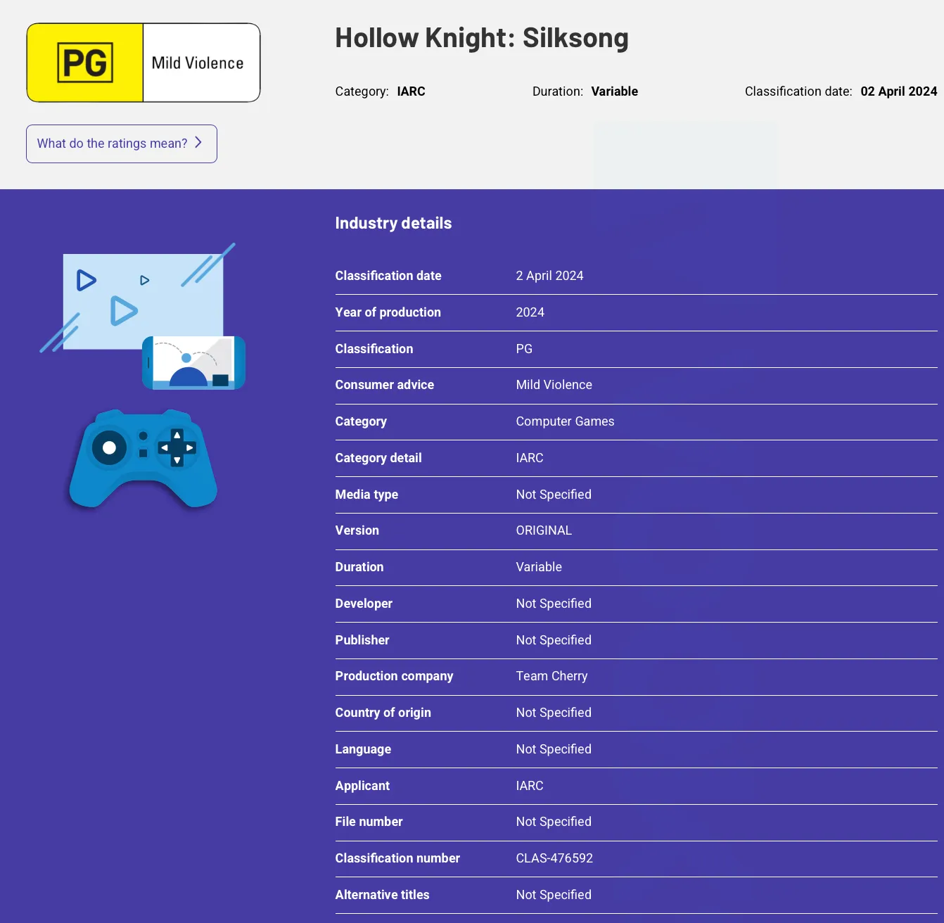 要來了！《空洞騎士：絲之歌》在澳大利亞獲得評級