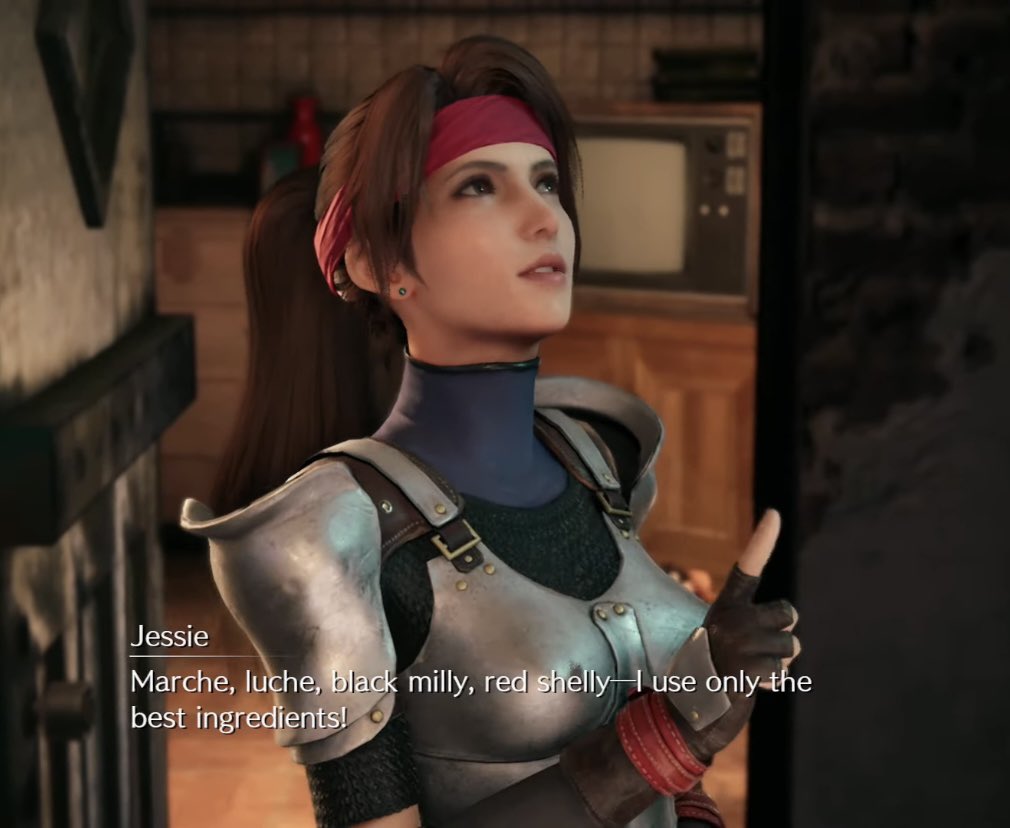 《最終幻想7 重生》透露 杰西原計劃要請克勞德吃含有愛情魔藥配方的披薩