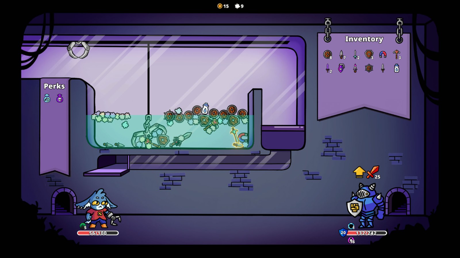 《抓抓地牢》Steam試玩發(fā)布 抓娃娃機(jī)元素地牢探險(xiǎn)