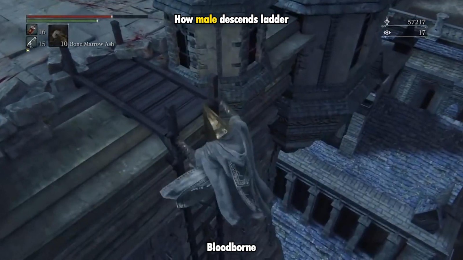 《星刃》與《血源》下梯子動(dòng)畫對(duì)比 女孩優(yōu)雅得體