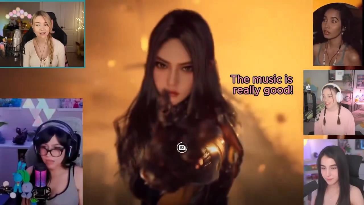 眾女主播觀看《星刃》開場動畫 驚呼女性角色驚艷！