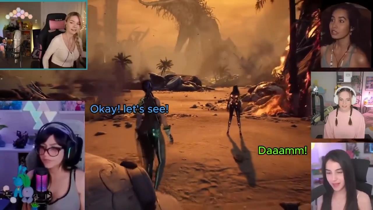 眾女主播觀看《星刃》開場動畫 驚呼女性角色驚艷！