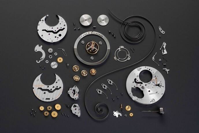 卓越制表工藝和高復(fù)雜外緣擺陀技術(shù) 寶齊萊(CARL.F.BUCHERER) 最新表款均采用自制機芯并配備高級復(fù)雜功能