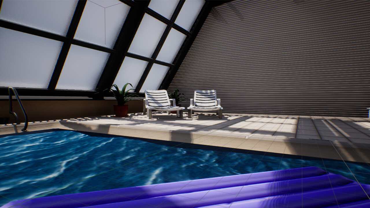 類《8號(hào)出口》游戲《女優(yōu)! 離不開那個(gè)泳池了！》即將在4月推出