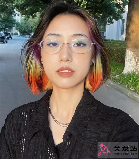 彩虹色挑染大全 2024年流行大勢(shì) 彩虹色挑染大全 2024年流行大勢(shì)