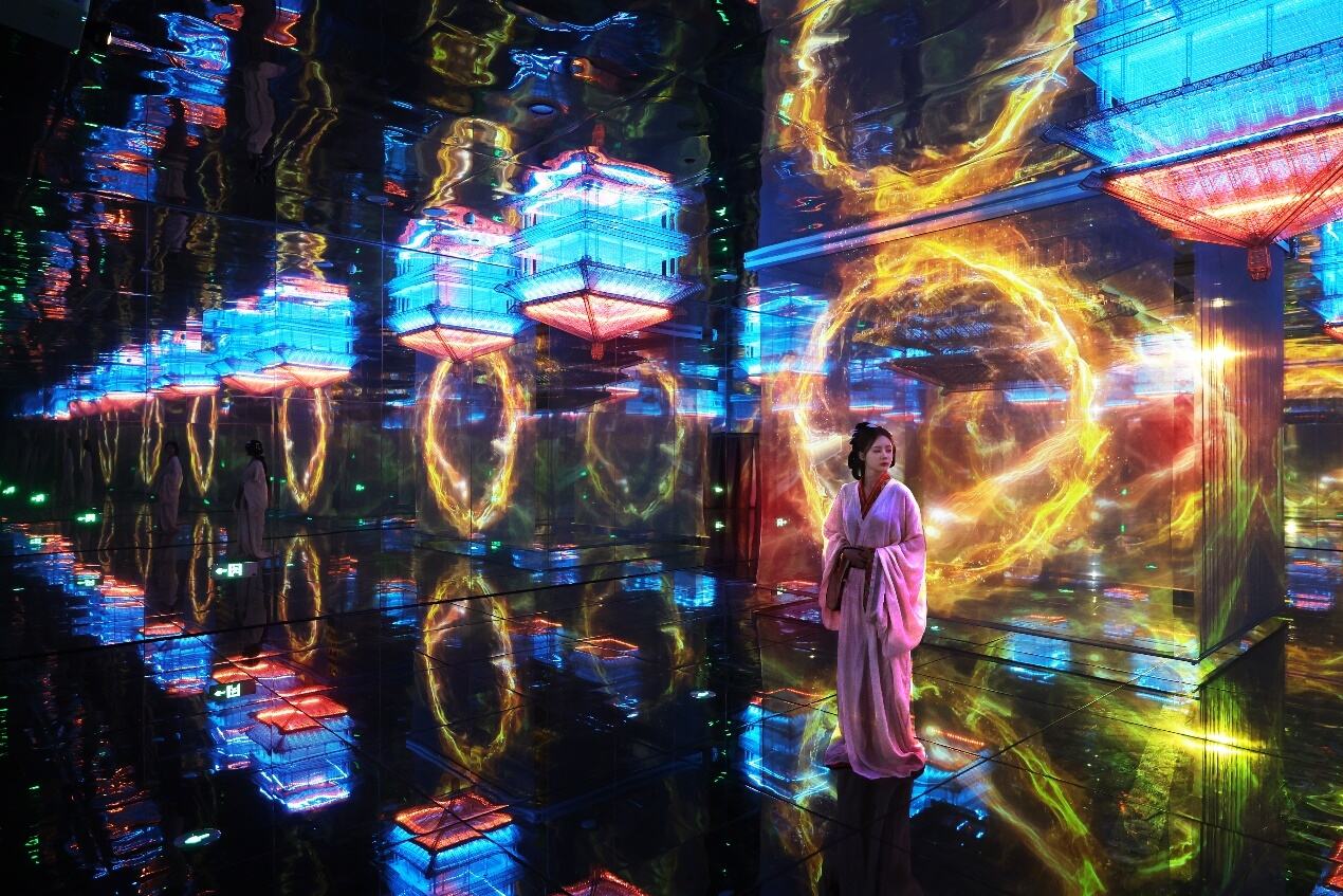 “秦時(shí)明月 夢(mèng)回咸陽”秦文化數(shù)字光影演藝空間“五一”亮相咸陽！
