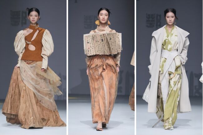 江漢大學(xué)時(shí)尚藝術(shù)系畢業(yè)生作品亮相中國國際大學(xué)生時(shí)裝周