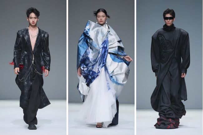 江漢大學(xué)時(shí)尚藝術(shù)系畢業(yè)生作品亮相中國國際大學(xué)生時(shí)裝周