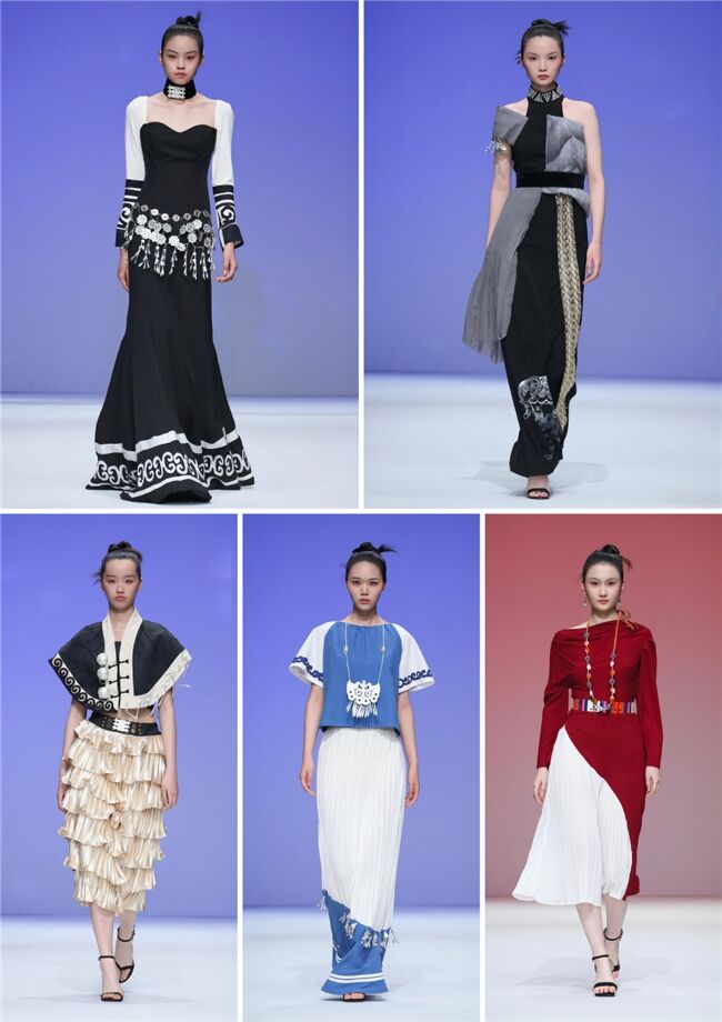 成都紡織高等專科學(xué)校服裝學(xué)院畢業(yè)設(shè)計(jì)作品亮相2024中國(guó)國(guó)際大學(xué)生時(shí)裝周