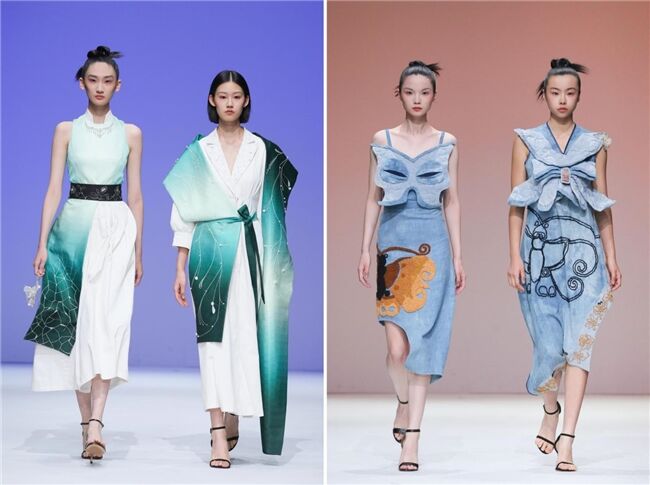 成都紡織高等?？茖W(xué)校服裝學(xué)院畢業(yè)設(shè)計(jì)作品亮相2024中國(guó)國(guó)際大學(xué)生時(shí)裝周