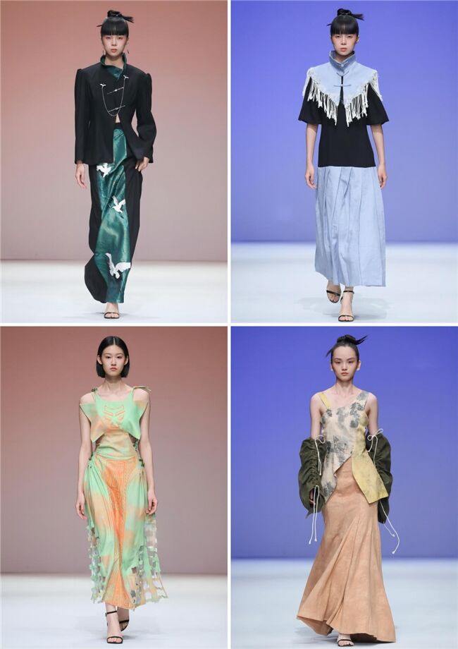 成都紡織高等?？茖W(xué)校服裝學(xué)院畢業(yè)設(shè)計(jì)作品亮相2024中國(guó)國(guó)際大學(xué)生時(shí)裝周