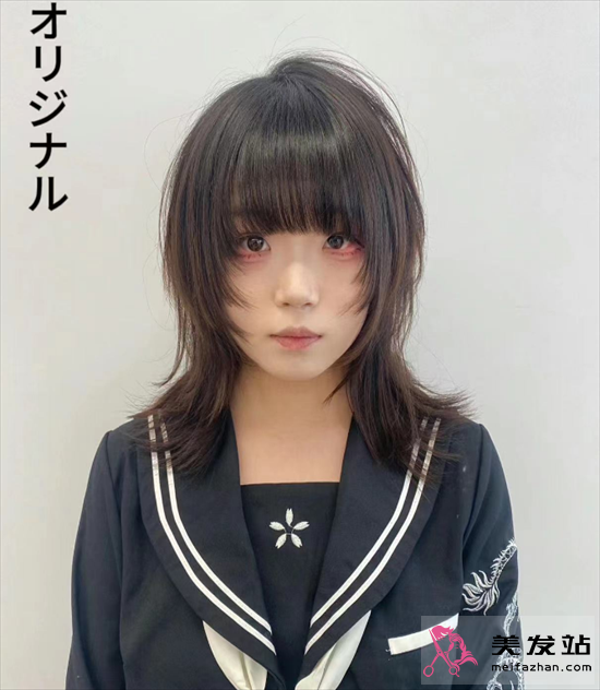 日系風格女生短發(fā) 圓臉大臉女生參考