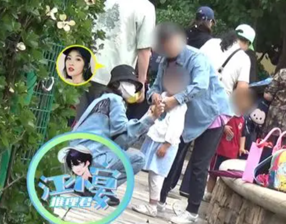 唐藝昕接女兒放學，張若昀4歲女兒近照 8