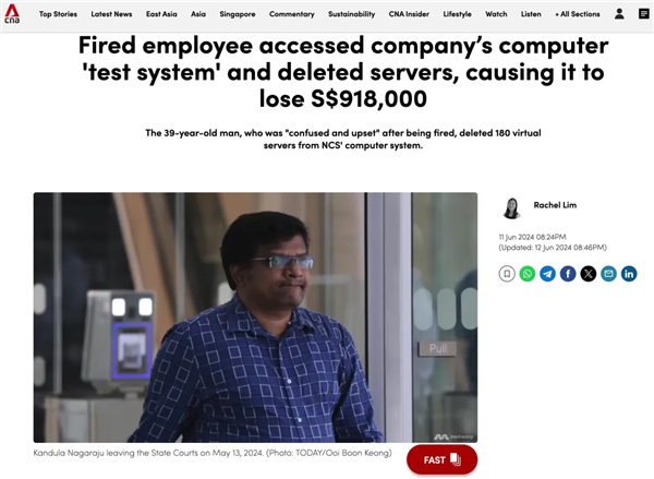 印度程序員為泄憤刪除前東家180臺(tái)服務(wù)器！被判刑超兩年半