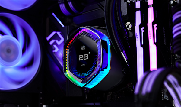 酷冷至尊推出MasterLiquid 360 冰界幻屏水冷：支持二代ARGB燈效