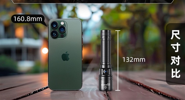 遠(yuǎn)近兩用 戰(zhàn)術(shù)伸縮變焦：神火強(qiáng)光手電筒9.9元包郵