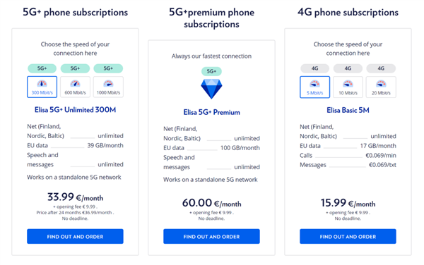 國內(nèi)收費太便宜！移動聯(lián)通電信應(yīng)學(xué)國外5G資費：速度快更貴等