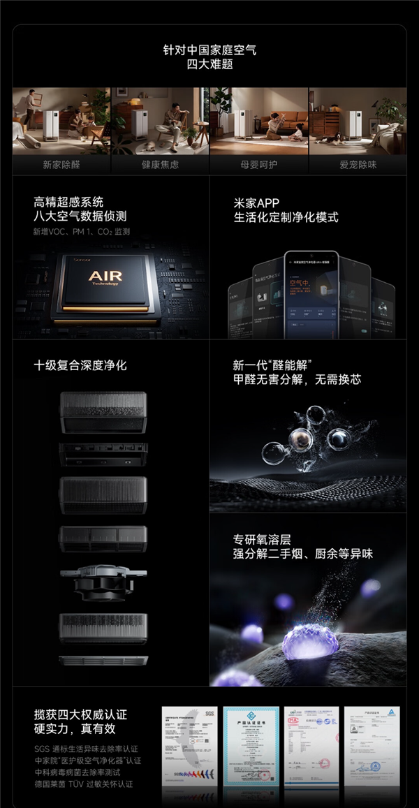 小米史上專業(yè)、高端！米家全效空氣凈化器Ultra增強(qiáng)版7月19日發(fā)布