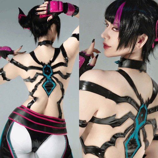 美女COS《街霸6》韓蛛俐：瘋P美人來到現(xiàn)實