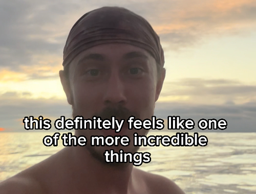 網(wǎng)紅辭職下海結(jié)果被困海中 這老哥要體驗(yàn)現(xiàn)實(shí)版海賊王