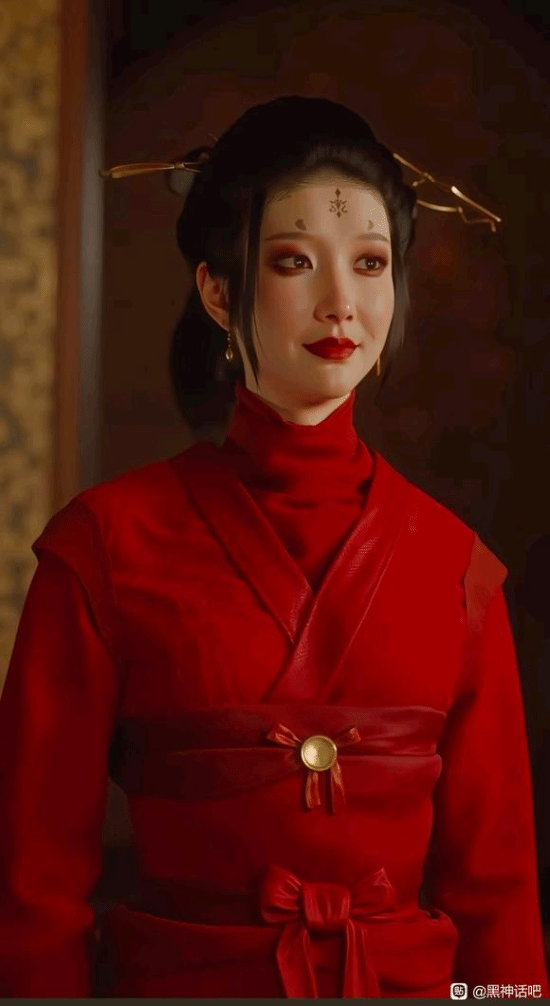 玩家分享《黑神話》四妹紅色嫁衣圖：超絕人妻感驚艷