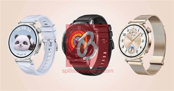 41mm/46mm雙尺寸：華為Watch GT 5智能手表渲染圖曝光！健康能力大提升