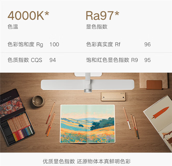 479元！米家桌面學(xué)習(xí)燈pro開售：全光譜LED燈珠、自適應(yīng)調(diào)光