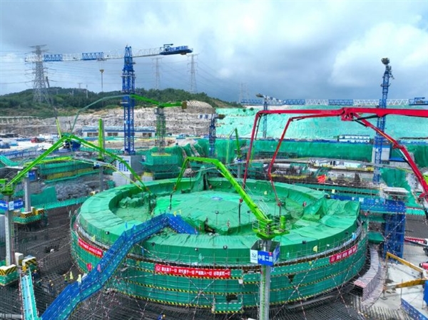 四龍齊飛！中核集團(tuán)漳州核電4號機(jī)組核島開工