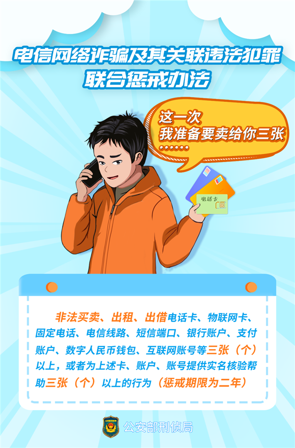 四部門打擊電詐！非法買賣超三張電話卡將被懲戒：12月施行