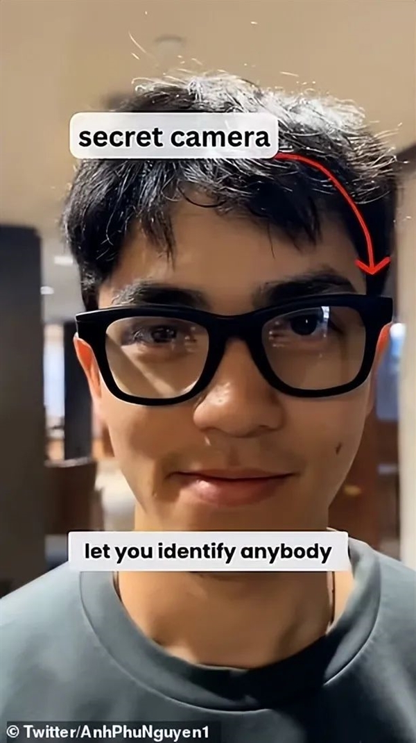 哈佛學(xué)生爆改智能眼鏡 看一眼就能人肉你：姓名住址一目了然