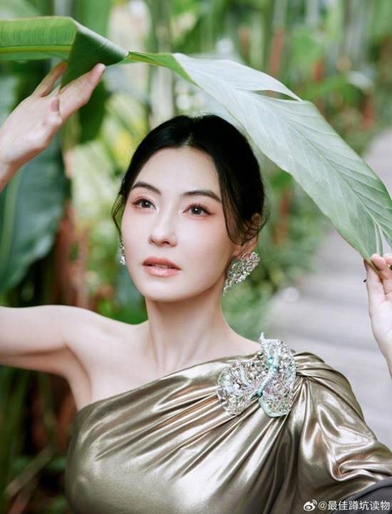 張柏芝最新寫真火了：把博物館展品戴在身上