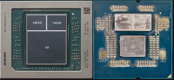 AMD強(qiáng)U銳龍AI Max+ 395內(nèi)核照首次揭秘：GPU面積大得恐怖！