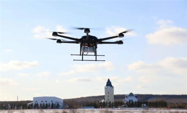 零下36攝氏度！我國高比能鋰電池適配六旋翼無人機在漠河試飛成功