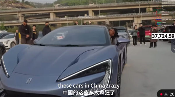 美國網(wǎng)紅甲亢哥中國行體驗(yàn)仰望U9、問界M9：直呼中國的車太瘋狂了 想買