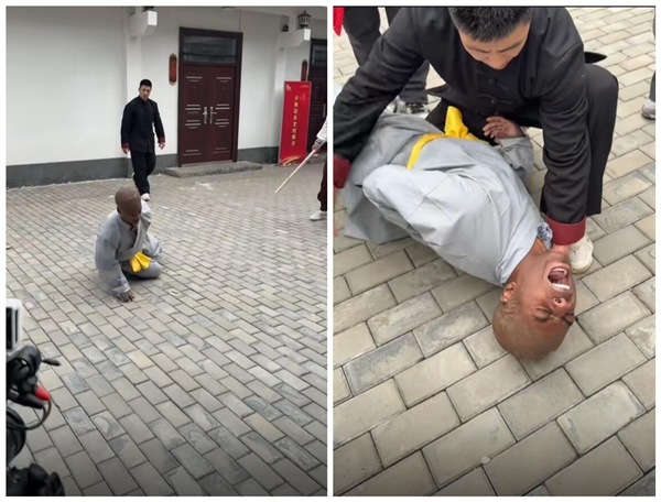 甲亢哥學(xué)功夫：被一棍打出痛苦面具