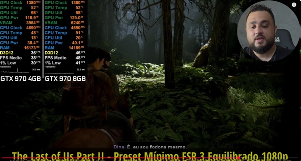 11年前的GTX 970升到8GB顯存游戲?qū)崪y：比原版快了40%！