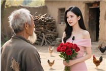 68歲孤寡老人將女主播公開視頻當(dāng)成私人告白 村口苦等國(guó)家發(fā)的老婆